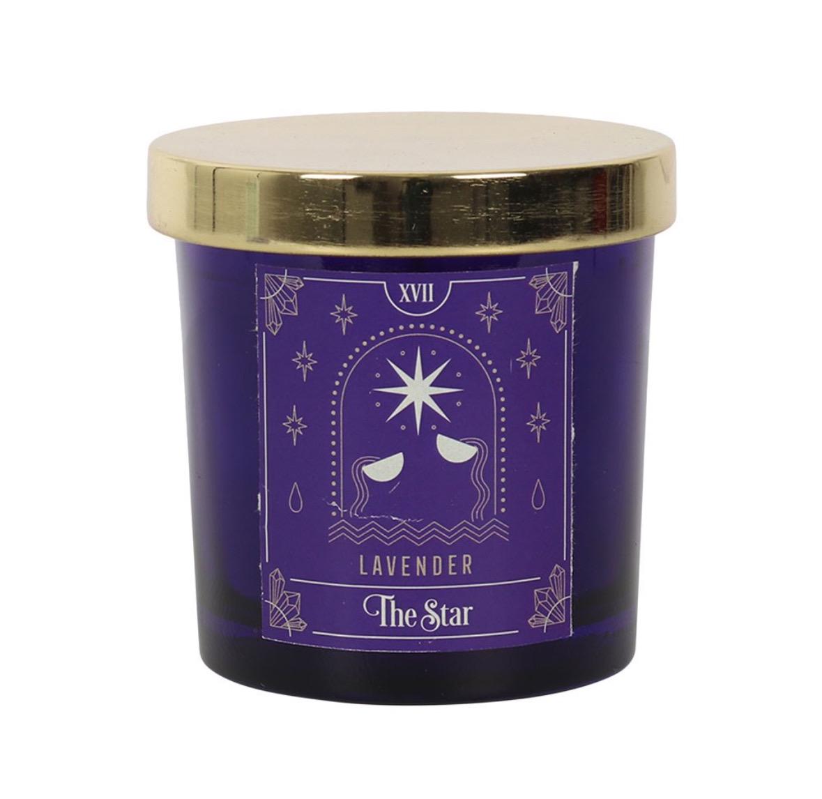 The Star Lavender Tarot Candle