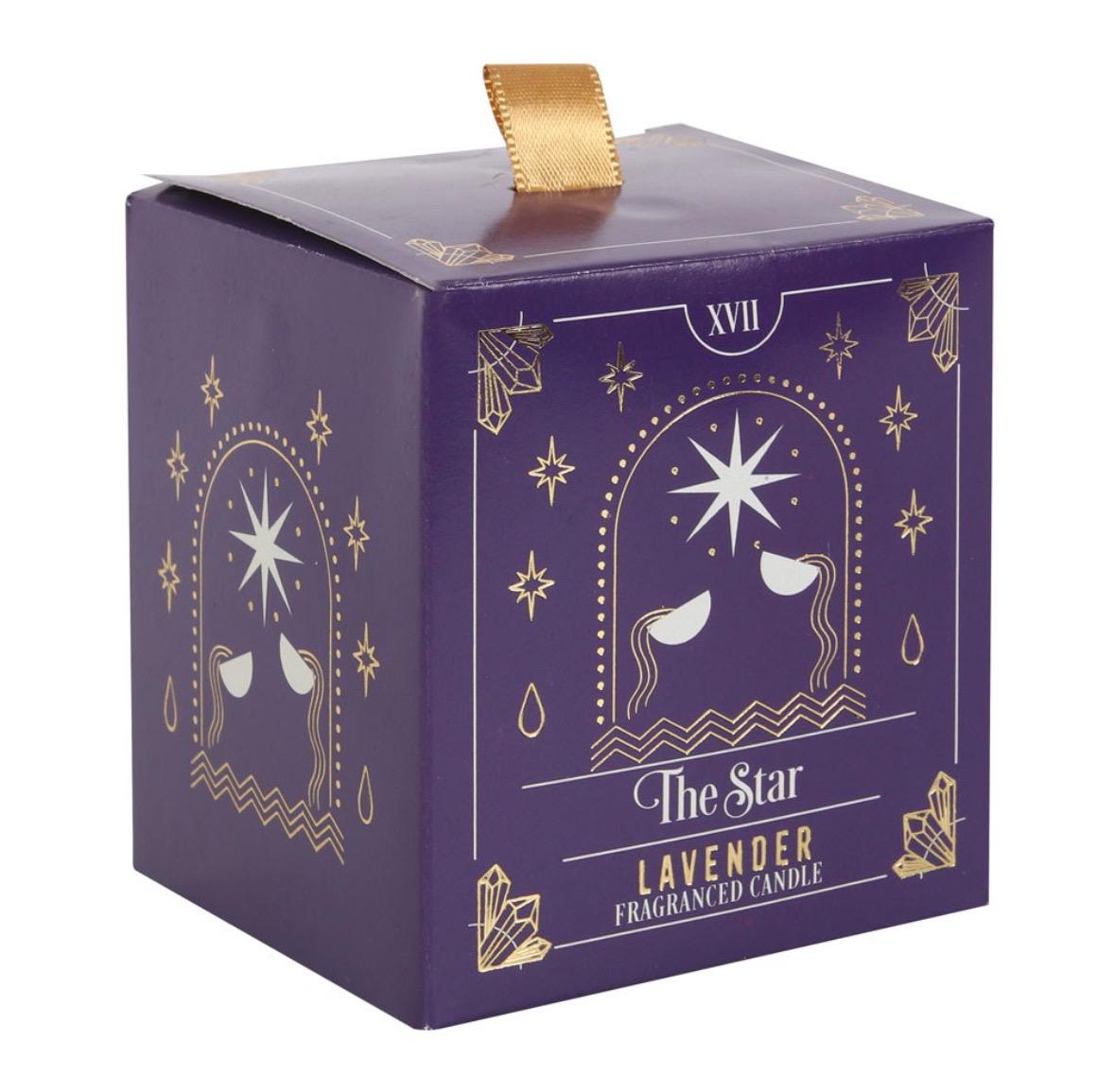 The Star Lavender Tarot Candle