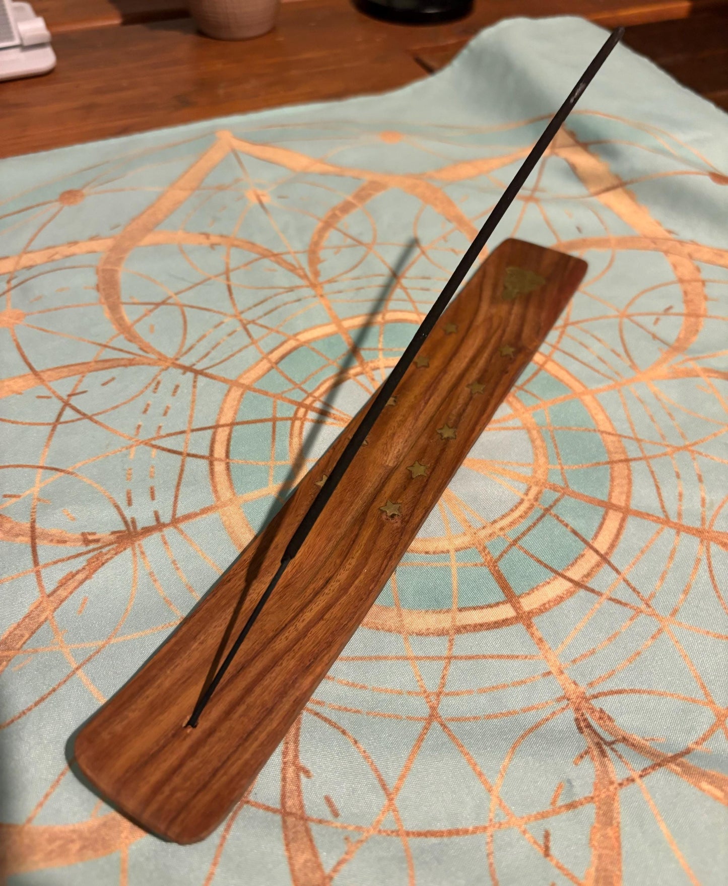 Wooden Buddha Incense Holder
