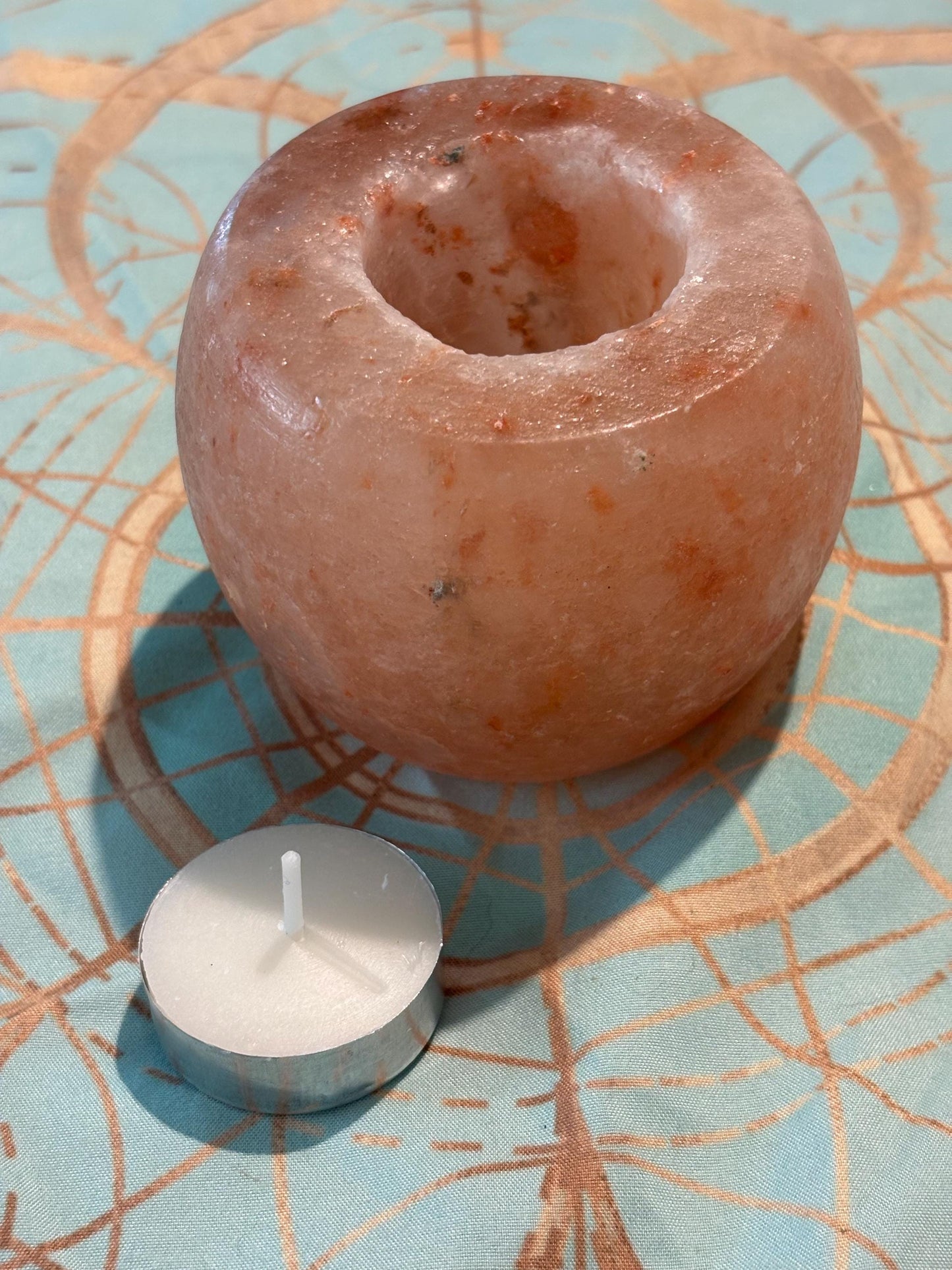 Himalayan Salt Candle Holder (Smooth)