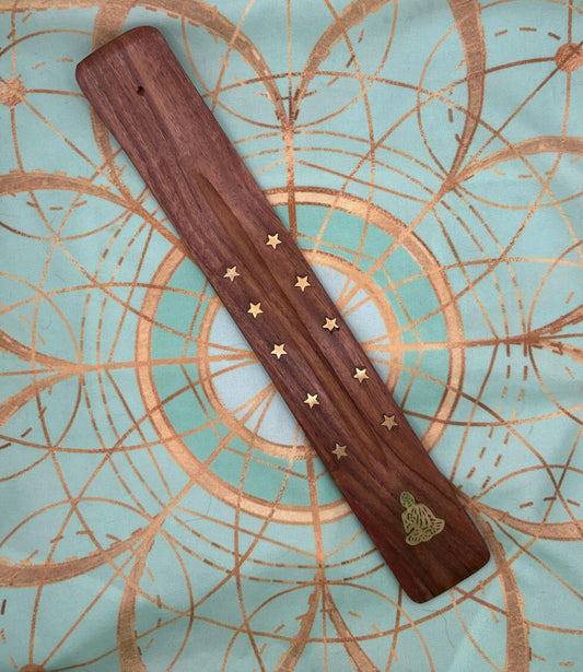 Wooden Buddha Incense Holder